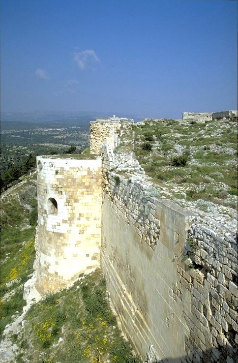 Immerhin besitzt auch sie dreiundzwanzig T�rme und zwei Umwallungen. Selbst der Burggraben ist gemauert. 